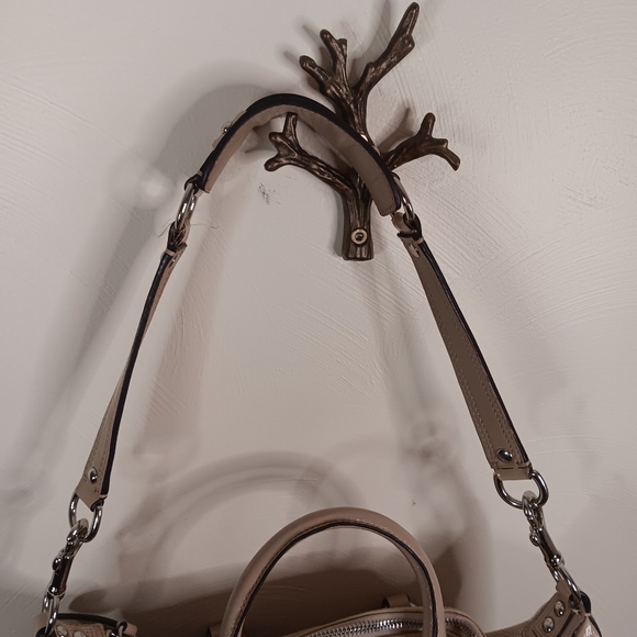 COACH project patent Leather cream Ashley F15455, 2011 millennial purse - Picture 8 of 16